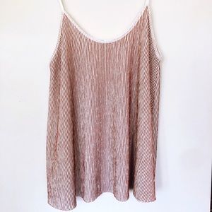 Zara Red and White Striped Top